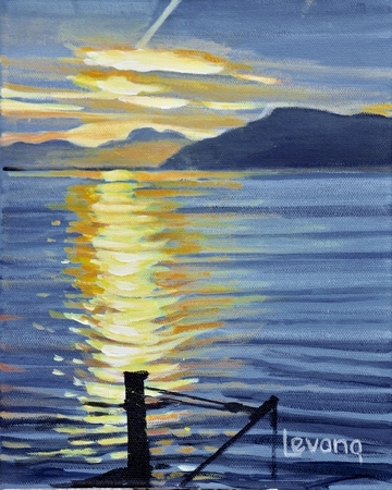 Setting Sun Dramatics  10 x 8