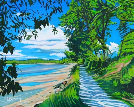 Along Scoter Trail 16 x 20