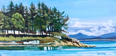 North From North Saanich  8 x 16