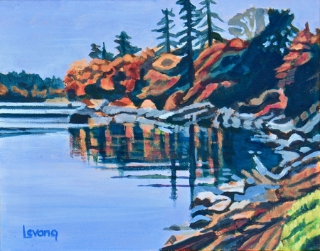 Reds & Oranges, Pat Bay 8 x 10